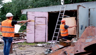Демонтаж гаражей в Горно-Алтайске, цена от 1736 руб. – услуги под ключ от 2Землекопа-Грн